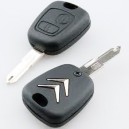 Citroen sleutel met sleutelbaard en logo nieuw model
