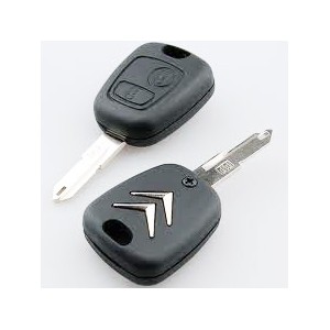 Citroen sleutel met sleutelbaard en logo nieuw model